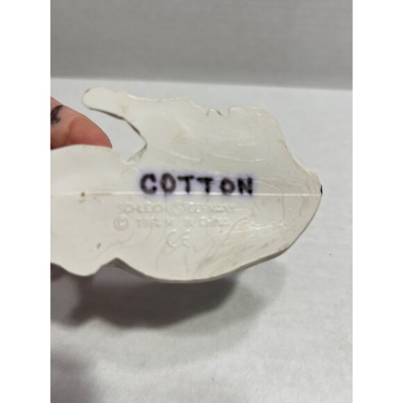 Schleich Germany 1984 black & white laying cow figure - Picture 6 of 6